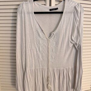 Cream, Longsleeve Max Jeans Top Large